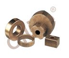 Genuine Oilite® Sinterned Bronze Bronze Blanged Bolingings .314 pol.