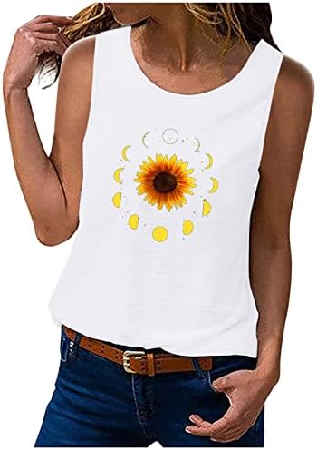 Algodão Camisole Teen Girls Summer Summer Fall Trendy Crewneck Brunch gráfico Cami Camisole Top Top Bustier Colet for Women