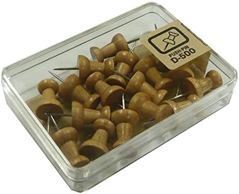 Belos D-500 Dharma Thumbtacks, madeira, pacote de 17 x 5
