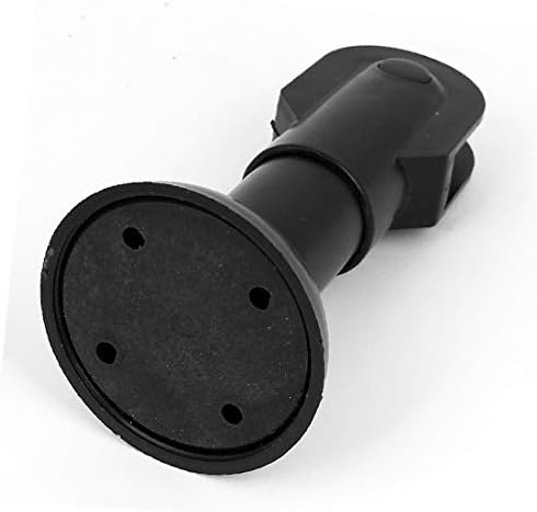 X-dree banheiro banheiro banheiro parto de plástico suporte preto 2pcs (wc baño baño plástico partión soporte soporte