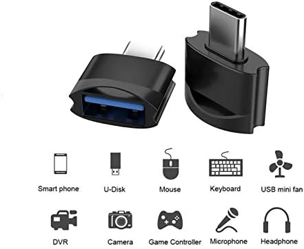 Tek Styz USB C feminino para USB Adaptador masculino compatível com o seu LG US996 para OTG com carregador Tipo C. Use com dispositivos