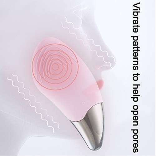 Syksol Guangming - escova de rosto de silicone com massagem ajuda a abrir os poros e importar essência, pincel de lavador de faces USB Rechargeble para limpeza profunda, esfoliante