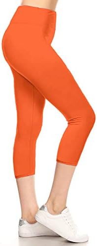 Perneiras de altas pernas de cintura alta para mulheres amanteigadas femininas femininas ioga sólida - reg, mais, 1x3x, 3x5x