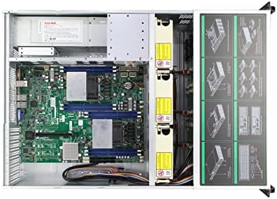 3U Hot Swappable 16 disco rígido 6 GB/Expander Backplane Storage Server Chassis vazio