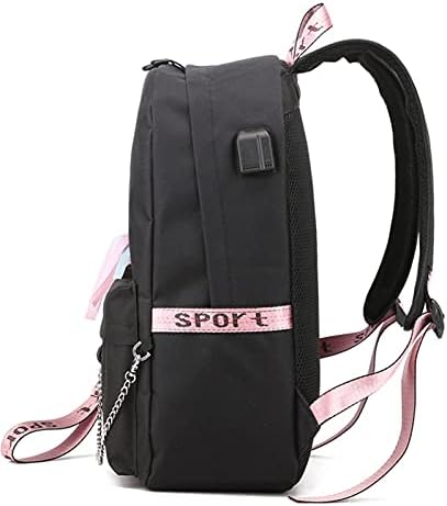 Isaikoy Anime Sword Art Online Backpack Satchel Bookbag Daypack School Bag Saco de ombro de laptop