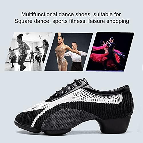 Ykxlm Women Women Latin Ballroom Shoes Pratique Salsa Moderna de Ensino Desempenho Sapatos de Dança