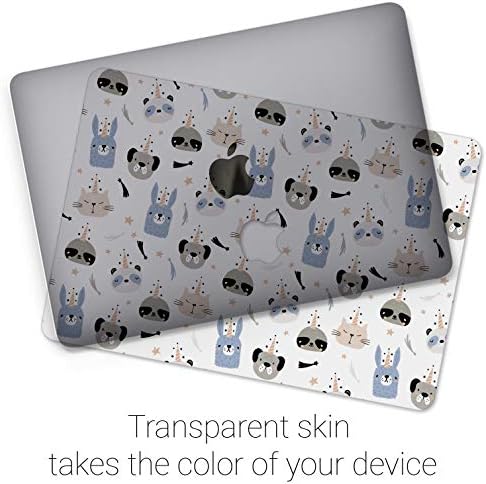 Vinil Clear Skin Compatível com MacBook Pro 13 2019 PRO 16 2020 Mac Air 13 2018 Retina 15 Air 11 Mac 12 Unicorn Cobra engraçada Sloth