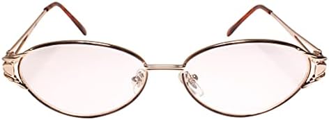 Classic Vintage Womens Oval Oval Bifocal 1.00 Reading Glasses Reader
