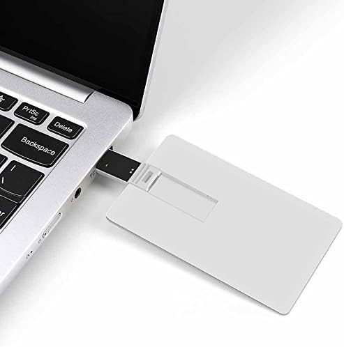 Padrão de pinguim USB Drive de cartão de crédito Design USB Flash Drive U Disk Thumb Drive 64G