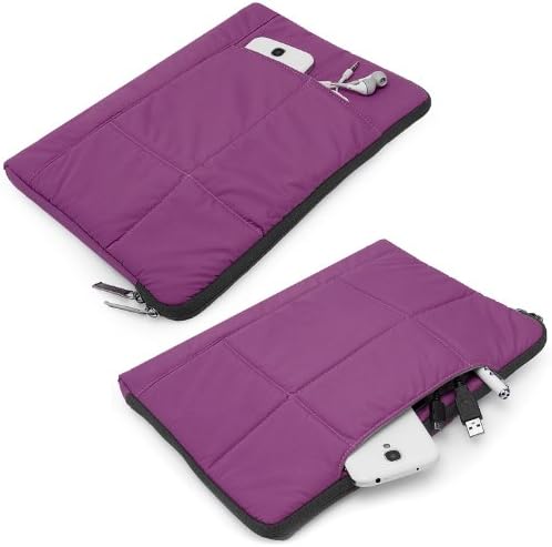 Caixa de travesseiros com 2 bolsos externos para 11,6-12.2 comprimidos - Galaxy Note/ Tab Pro, Surface, Iconia, ATIV,