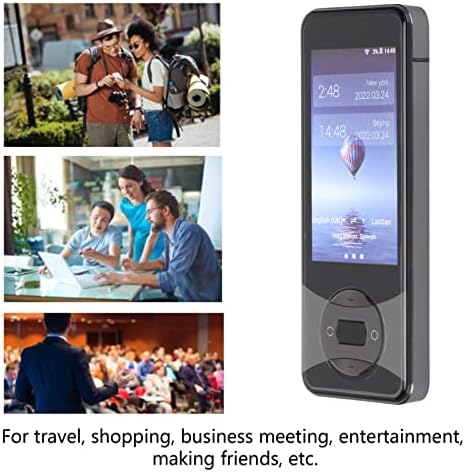 Tradutor multilíngue inteligente, bateria de 1500mAh 137 Idiomas on -line Tradutor de idiomas em tempo real para negócios para fazer compras para viagens