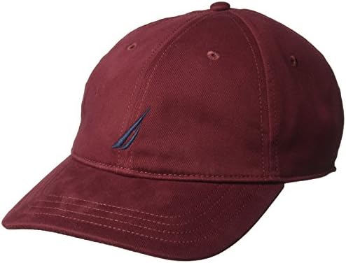 Logotipo clássico de Nautica Men Hat de boné de beisebol ajustável