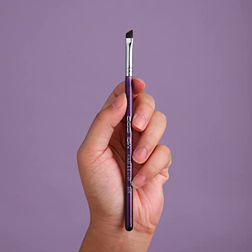 Pincel de delineador fino angular - Prove de precisão de precisão Brush de maquiagem - ângulo plano inclinado e fino - qualidade