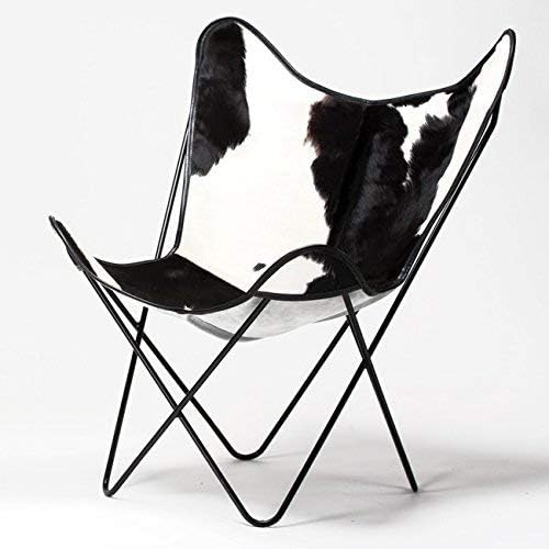 Capa clássica Cadeira de borboleta de couro de couro de couro - apenas capa.