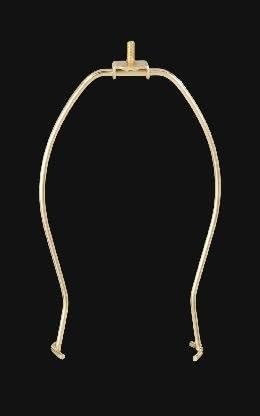 B&P Lamp® de 8 polegadas de harpa de xícara de lâmpada, aço banhado a latão