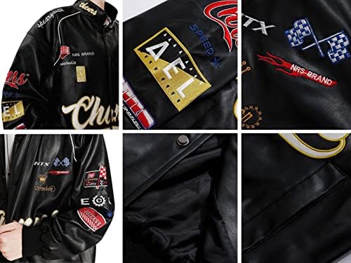 Jaqueta do Varsity masculino do Eden Aelfric Harajuku Jaqueta Graphic Baseball Jacket Unissex Coats Streetwear