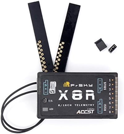 Receptor Frsky Taranis X8R 8 Channel 2,4 GHz accst & rssi & sbus