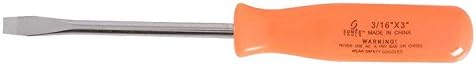 Sunex 98064 3/16 por 3 Chave de fenda, laranja neon