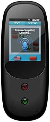 Lysldh Smart Language Voice Translator Dispositivo com tela sensível ao toque de 3,1 polegadas 51 idiomas suportam tradução fotográfica Hotspot de cartão SIM