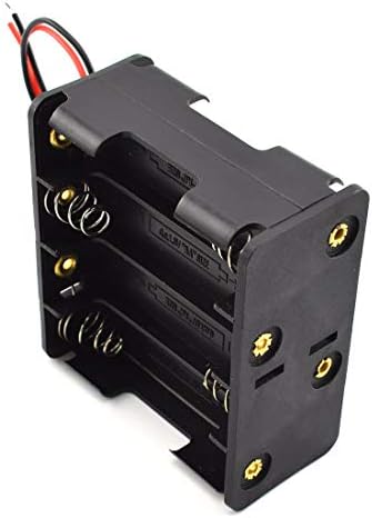 SDTC Tech 4-Pack 2/4/6/8 X AA ATO BATERIA com fios 3/6/9/12 Volt Kit de caixa da bateria para o experimento de circuito
