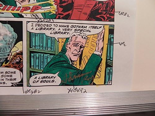 Vintage Batman Detective Comics 643 Arte colorida assinada Adrienne Roy com C.O.A pg11