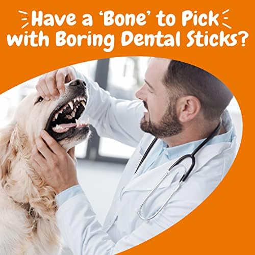 Ossos dentários para cães pequenos - lutas TARTAR & PLAQUE - GOM, DEIVOS E SAÚDE DE OSSO - CANNAMON PARA DOG REACH - imune,