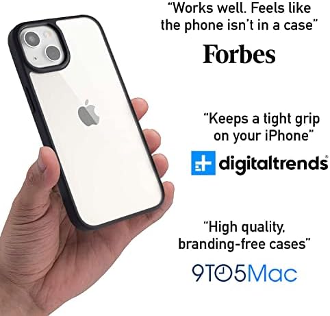 Totallee Hybrid Clear iPhone 13 Mini Case, Tampa de proteção à prova de choque fina Slim - para Apple iPhone 13 mini