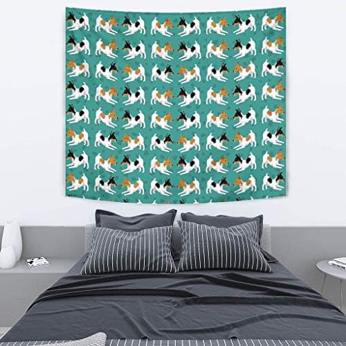 Toy Fox Terrier Pattern Print Print Tapestry