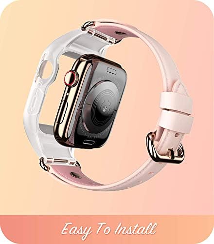 I-BLASON Cosmo projetado para a série de bandas Apple Watch 6/SE/5/4 [40mm], estojo de para-choque de proteção esportivo elegante com faixas de cinta ajustáveis ​​para Apple Watch 40mm