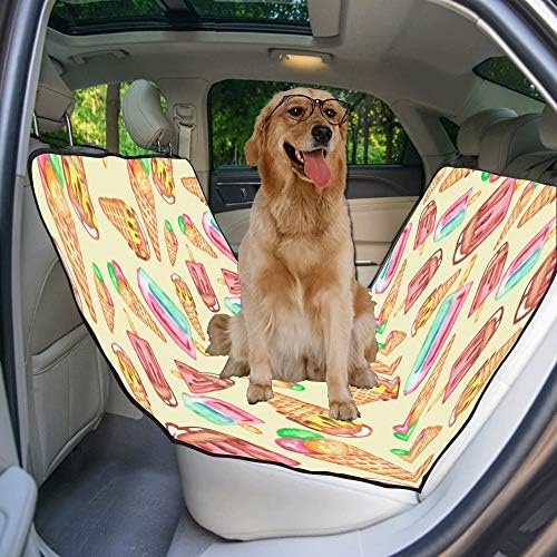 Enevotx Tampa de assento de cachorro Design personalizado estilo de fundo Flores imprimindo tampas de assento de