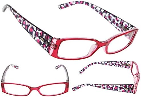 Eyekepper 5 Pares Floral Pattern Design Reading Glasses for Women Leiting Inlcude Reader Sunglasses +0,75 Lendo óculos