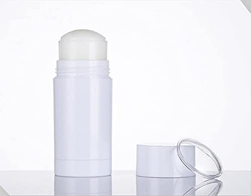 HealthCom 10 PCS 75ml Recipientes de desodorantes redondos vazios 75g Torcer encher o recipiente de desodorante de recipiente