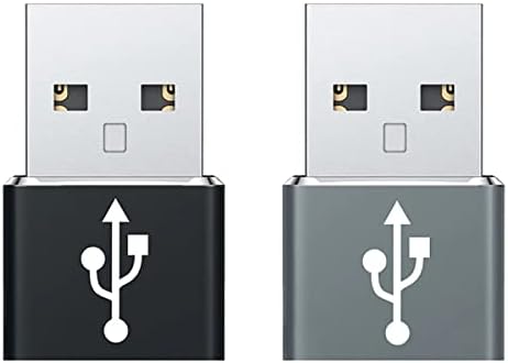 Usb-C fêmea para USB Adaptador rápido compatível com seu Samsung SM-G960U para Charger, Sync, dispositivos OTG como