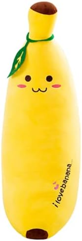 Travesseiro recheado de banana de frutas criativas de natureman, fofo Banana Plush Toys Pillow travesseiro longo