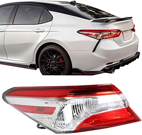 Silscvtt Driver lateral traseiro do freio traseiro Substituição da luz da luz para 2018 2019 2020 Toyota Camry Lâmpada