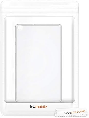 Case Kwmobile Compatível com Samsung Galaxy Tab A 8.0 Case - Tampa de protetor traseiro Soft TPU para tablet - Transparente