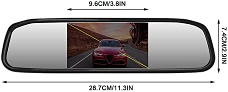 HD 4,3 polegadas Display de bordo de bilhão de bidirecionamento AV REVISÃO DISPLATE LCD Tela Digital FA3