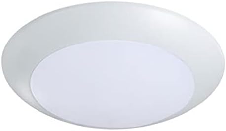 Topaz 5 -6 LED recuado downlight - acabamento liso, branco