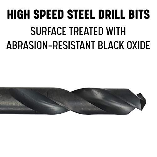 Drill America 49/64 Cobalt Split Point Stub Drill Bit, série DWDSTCO