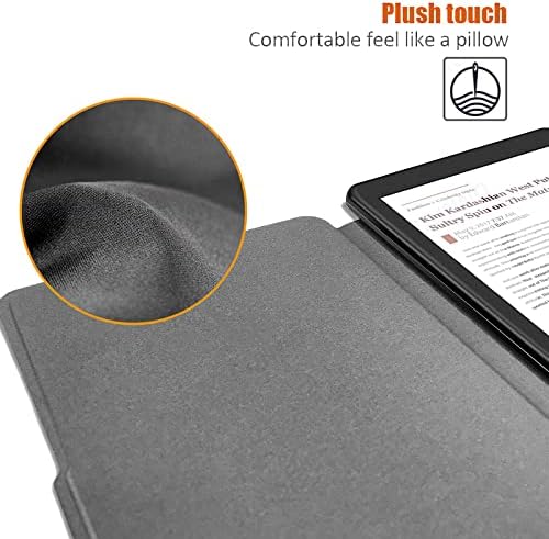 Caso esbelto para o Kindle 10th Generation - Premium de couro PU leve capa básica do Kindle 2019 com vigília automática,
