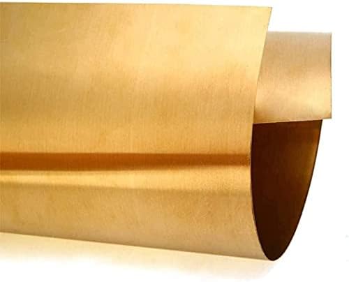 Zhengyyuu placa de latão folha de cobre folha de metal de metal fino placa de papel alumínio placa de bronze placa de papel alumínio