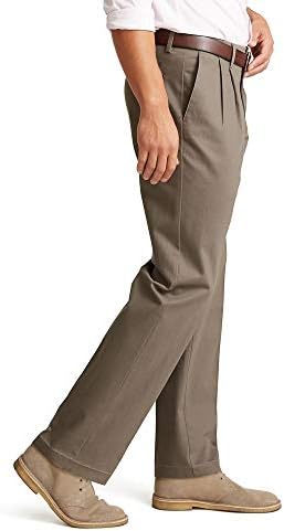 DOCKERS Classic Classic Fit Signature Khaki Lux Cotton Stretch Pants - plissado