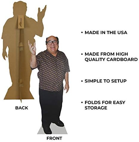 Mosaic - Danny DeVito Tamanho da vida Cardão de papelão StandEe | Ótimo suporte de festa para festas de aniversário, eventos, sessões