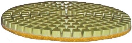Almofadas de polimento de diamante de 4 de grau premium de stadea 35 PCs Set + 5 apoiadores para polimento de piso