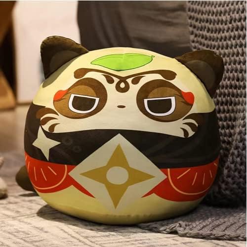 Ryusa Genshin Impacto Sayu Dharma Plushie Decoração Doll Plush Toy Pillow almofada macia recheada para fãs Presentes de