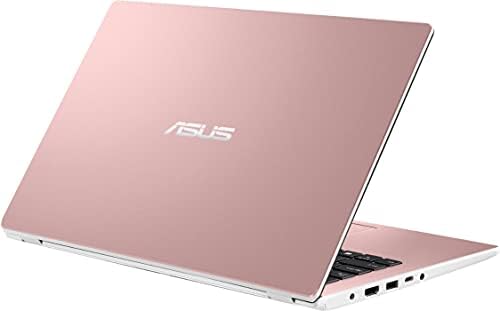 2022 ASUS 14 Laptop de estudantes de negócios de luz fina, processador Intel Celeron N4020, 4 GB de DDR4 RAM, 64 GB de armazenamento, bateria de 12 horas, webcam, reunião de zoom, win11 + 1 ano de escritório 365, ouro rosa de ouro rosa