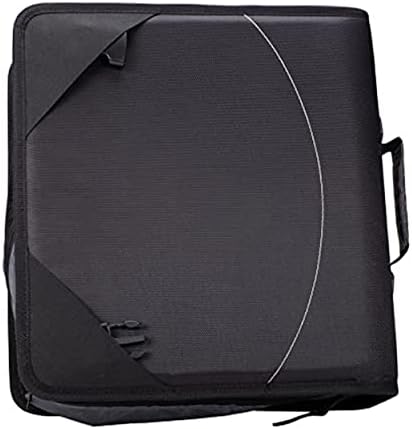Pacote de fichário duplo universal de case-it, 2 conjunto de 2 ”D-ring duplo, com pasta de arquivo removível, mantenha as páginas, tiras de mochila, bolso de laptop acolchoado, bolso do aba frontal, armazenamento de laptop