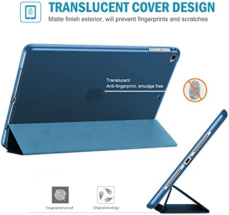 Pacote de tampa de TPU macio Slim Slim com protetores de tela para iPad 9.7/Air 2 1