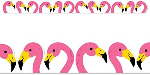 Border de Flamingos para Palm Paradise de ensino criativo