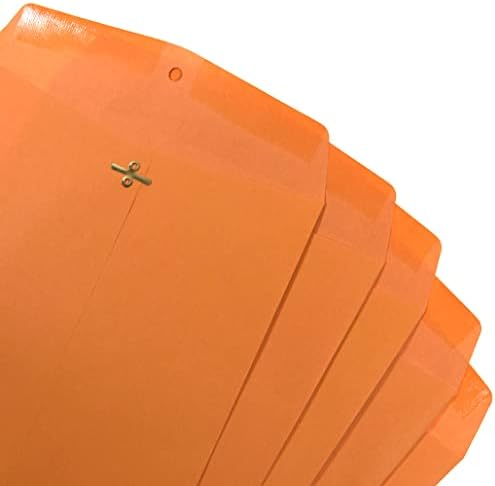 Envelopes do fecho de vôo superior, fechamento gummed e apertado, 9 x 12 polegadas, kraft marrom, 5 envelopes por pacote